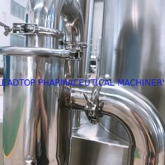 GMP Standard PLC Control Fluidized Bed Granulator Machine For Foodstuff Use