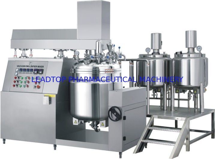 Hydraulic Lifting Vacuum Emulsifying Machine For Mixing Oil And Water