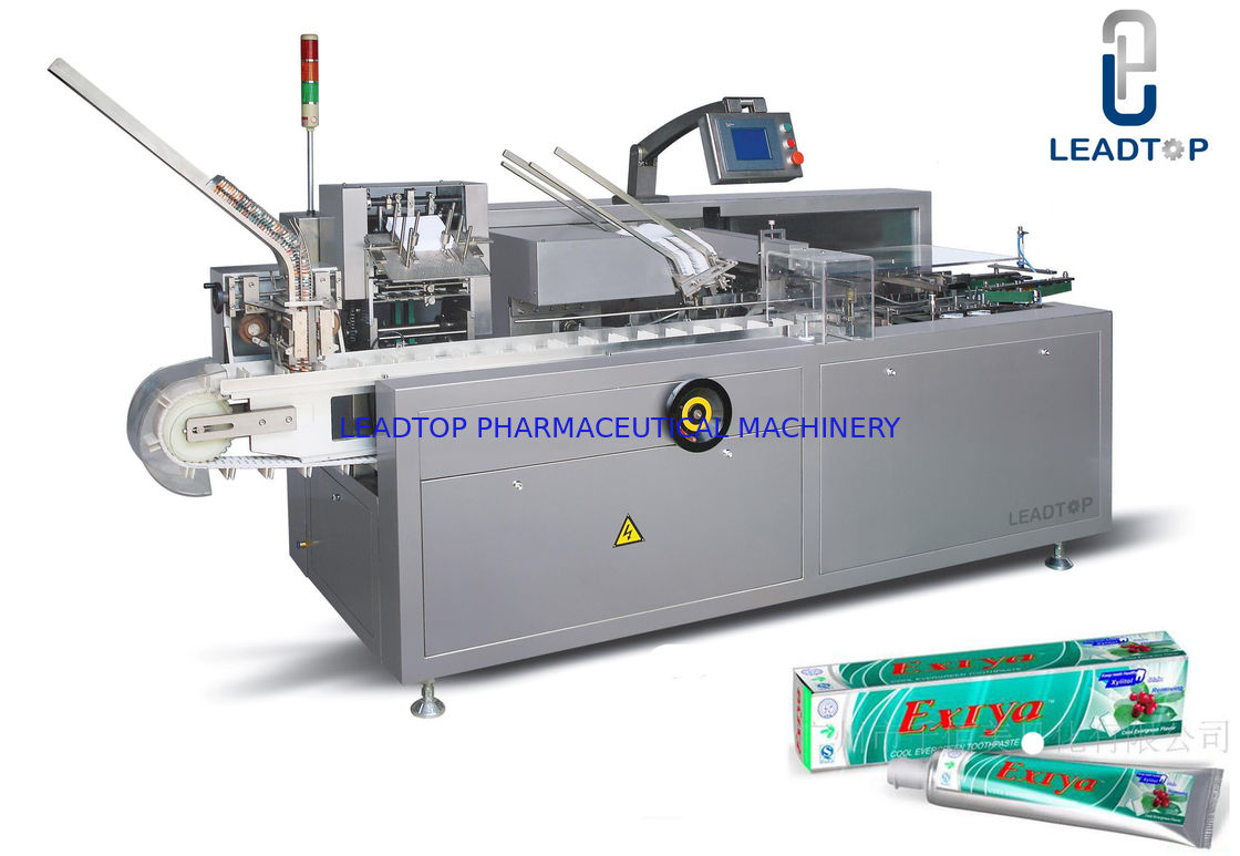 multi function PLC Automatic Control Automatic Cartoning Machine For Toothpaste