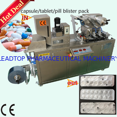 Automactic Tablet Pill Blister Packing Machine 2.2kw Mini Blue Tablet Capsule