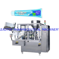Automatic Sunscreen Tube Filling Machine Toothpaste Facial Cleanser Soft Sealing PLC Control