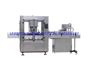 Rotary High Speed Glass / Plastic Bottle Capping Machine With Auto Capper