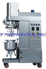 Steam Heating Vacuum Emulsifying Machine , SUS304 100L Homogenizing Mixing Equipment