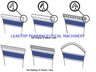 Servo Motor Control laminated / Plastic Tube Filling And Sealing Machine High Speed