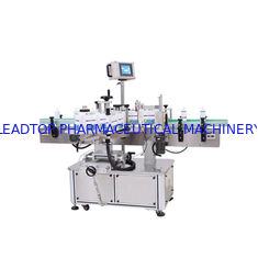 Twin Heads Adhesive Sticker Labelling Machine For Detergent Bottle