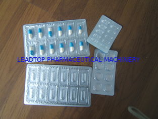 Flat Sealing Capsule Tablet Blister Packing Machine Stainless Steel 304