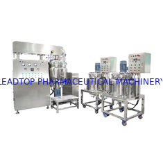 200L Hydraulic Lifting Vacuum Emulsifying Machine Ointment Homogeneous Lotion Mixer