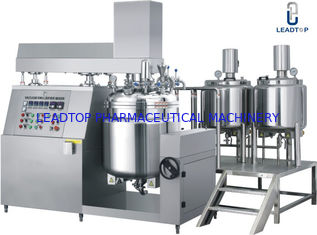 Pharmaceutical Ointment Vacuum Emulsifying Machine , Emulsification Equipment