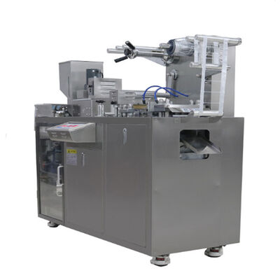 Good price Pill Capsule Pharma Blister Packing Machine Automatic Flat Plate Aluminum Plastic online