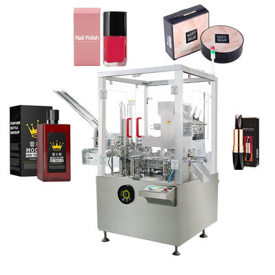Good price Pet Bottle Automatic Cartoning Machine Lipstick Nail Polish Perfume Vials Vertical online