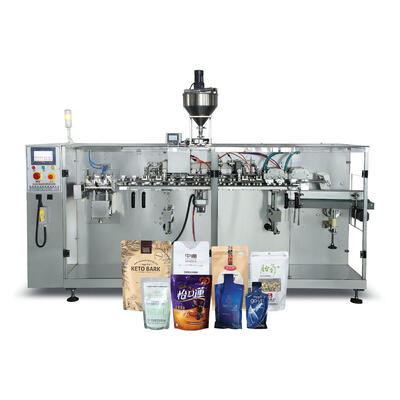 Good price Fully Automatic Premade Pouch Filling Nuts Coffee Bean Horizontal multifunctional packaging machine online