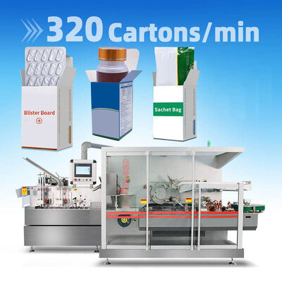Good price High Speed Automatic Cartoner Packaging Machine Capsule Tablet Cartoning Packing Machine for Blister Bottle Sachet Tube online