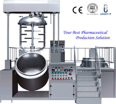 Good price 50L Skin Care Cream / Yogurt Vacuum Emulsifying Machine With High Shear Mixer online
