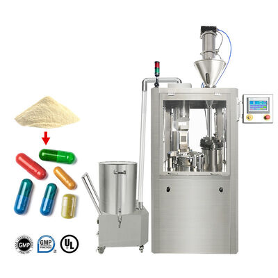 Good price 3 Bores Pharmaceutical LCD Empty Capsule Filler Machine 24000caps/H online