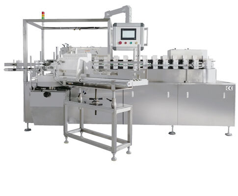 Good price PLC Pet Food Oral Liquid Automatic Cartoning Machine 30 Cartons/Min online