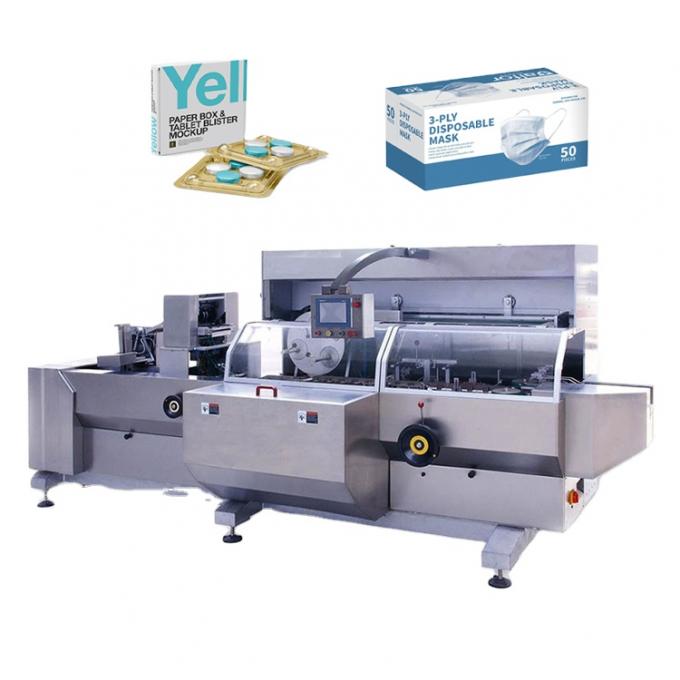 220V Automatic Bottle Carton Box Packing Machine 2.1KW 60 Box/Min