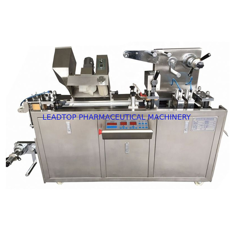 Small Aluminum Blister Packing Machine 0.4 Mpa Plastic Tablet Pharmaceutica