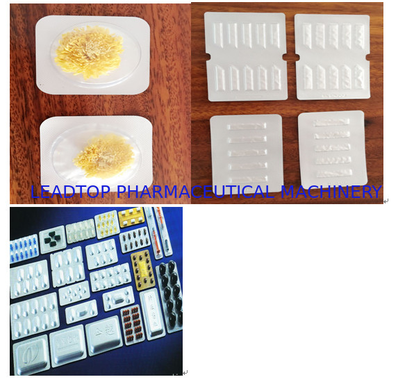 Small Capsule Tablet Pill Blister Packing Machine 0.6 Mpa Fully Automatic
