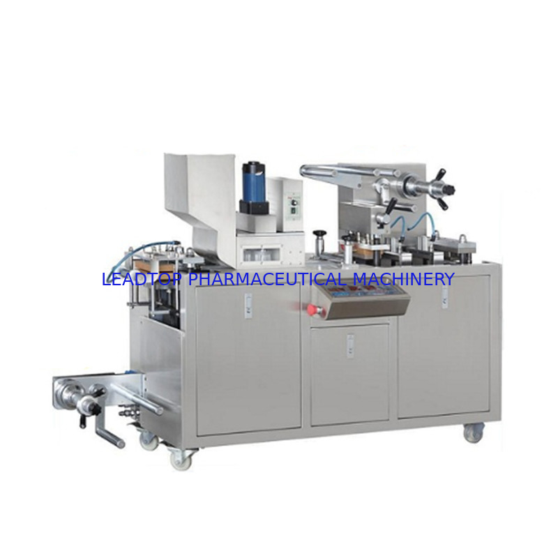 Pill Capsule Pharma Blister Packing Machine Automatic Flat Plate Aluminum Plastic
