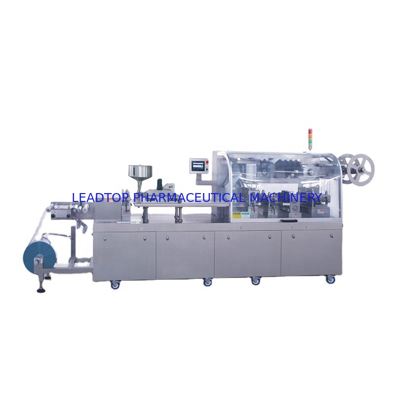 Capsule Aluminum Pvc Blister Packing Machine 0.8MPa Automatic Servo Motor