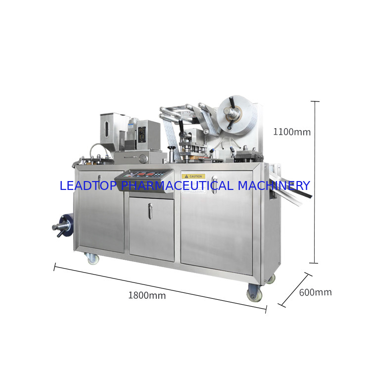 Honey Automatic Blister Packing Machine 0.8Mpa Mold Custom