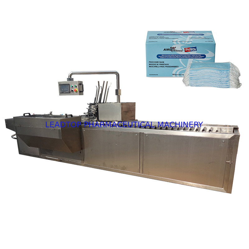 Horizontal Automatic Carton Box Packing Machine For Mask Soap 200 Pcs/Min