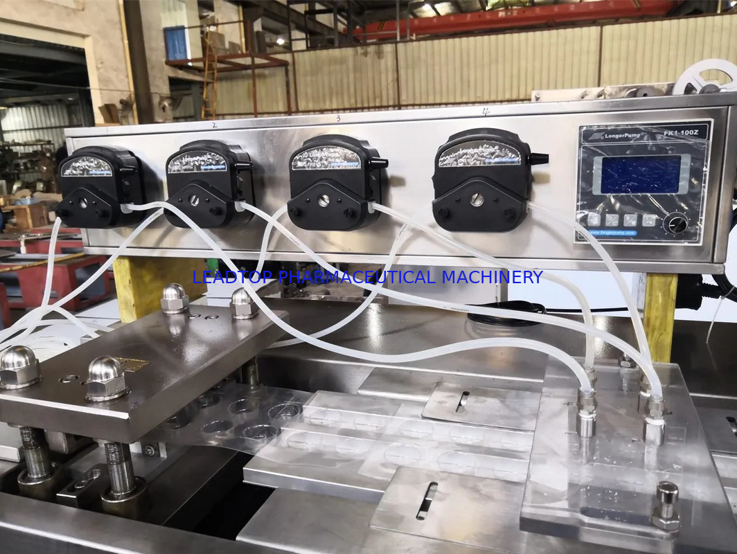 Perfume Liquid Blister Packing Machine Full Automatic Flat Plate Hotel Jam Butter 6.0kW