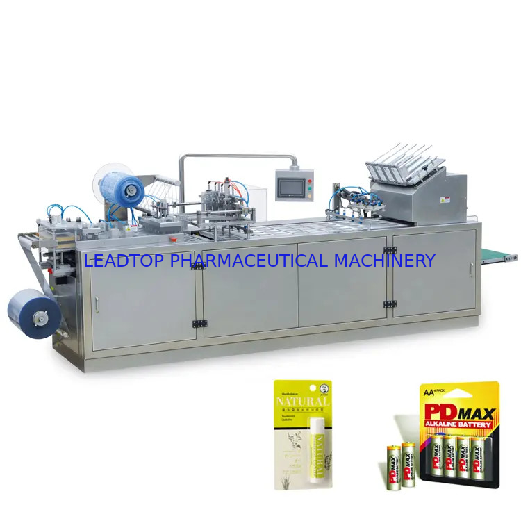 Lip Balm Stick Blister Packing Machine Toothbrush Battery Automatic 12KW