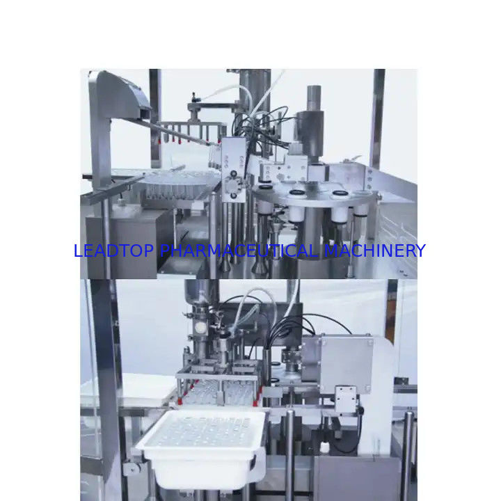 Reliable Liquid Syringe Filling Machine 0.75Mpa  For 0.5-80ml With ≤±1-2% Filling Accuracy