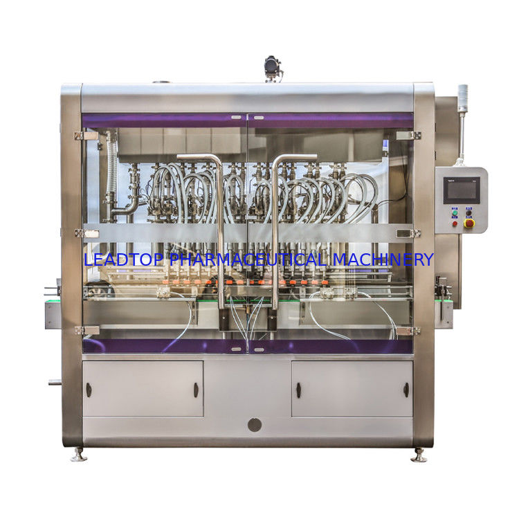 8 Kw Rotary Liquid Bottle Filling Machine 220/380V Power Supply CE/GMP/SGS/BV Certified