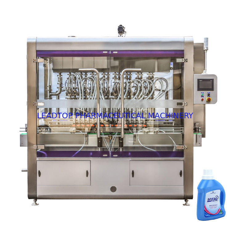 Rotary Liquid Filling Machine With <1% Accuracy Capacity 50-5000ml CE/GMP/SGS Certified