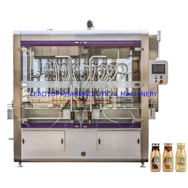 Pressure Rotary Liquid Filling Machine 650 Kg Weight 0.6MPa Air Operation For 50-5000ml Range