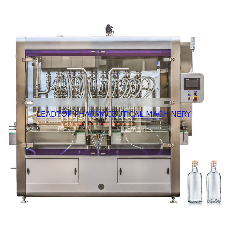 Bottle Filling And Capping Machine Juice Bottle Filling Machine 0.6MPa Air Pressure<1% Accuracy