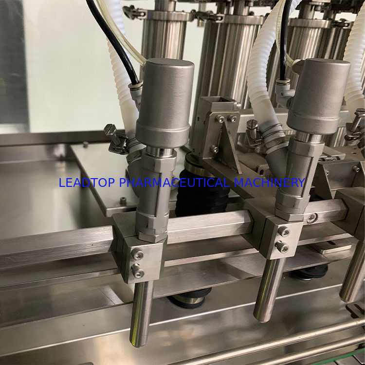 700 Kg Weight Rotary Automatic Liquid Bottle Filling Machine 6 Kw Power Consumption CE Certified