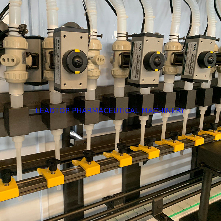700 Kg Weight Rotary Automatic Liquid Bottle Filling Machine 6 Kw Power Consumption CE Certified