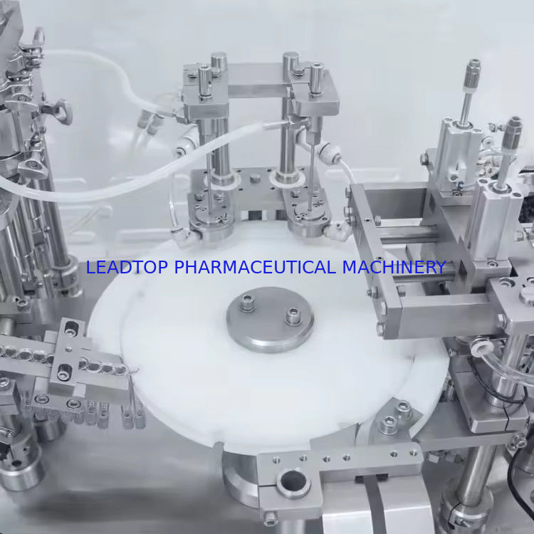 5.5KW Power Consumption Liquid Syringe Filling Machine 0.55-0.75Mpa Compressed Air For Industrial
