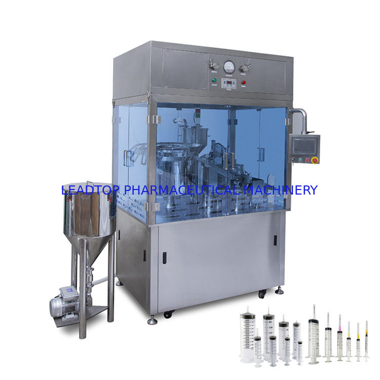 0.5-80ml Syringe Filling Machine 6KW Power Consumption With 220V/50Hz Power Supply