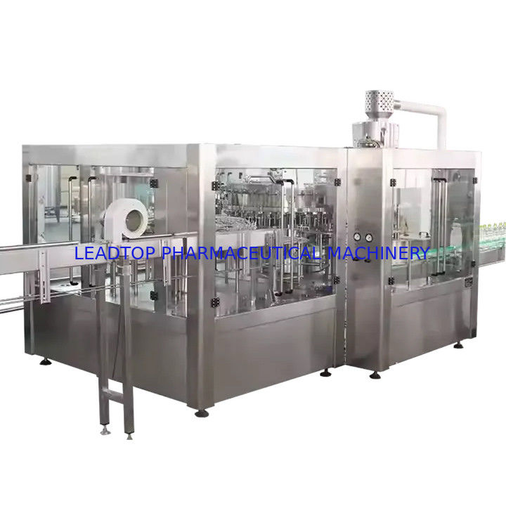 Rotary Liquid Bottle Filling Machine With 8-14 Nozzles For 0.2-2.5L Containers