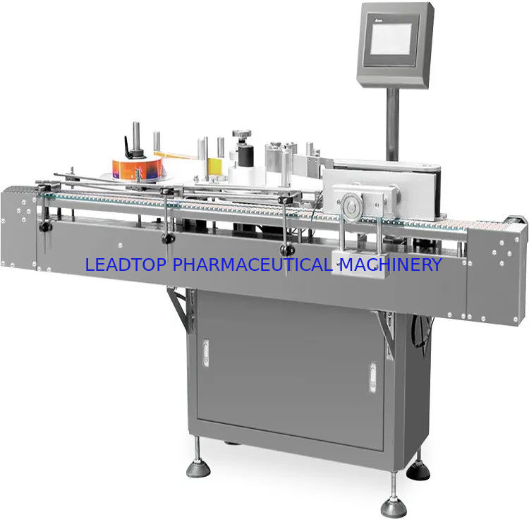 Round Bottle Automatic Labeling Machine With 75mm Coil Diameter Label And AC220V 0.5Kw 60HZ Power Supply