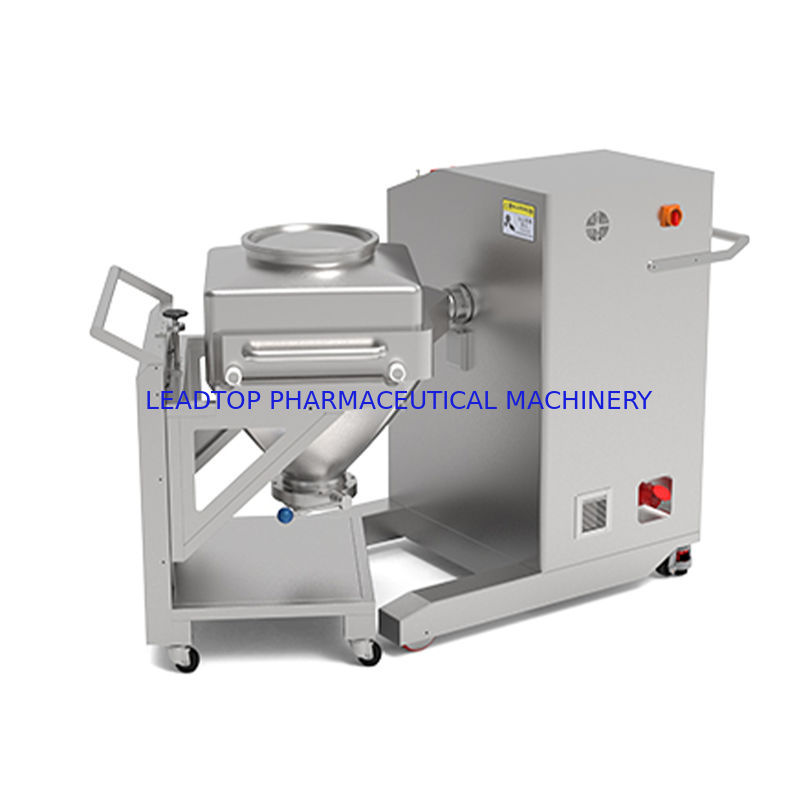 Drum Holder With Manual Z-axis Lift And X-axis Calibration For Precise Bin Mixer Operations