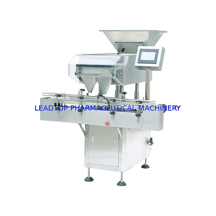 15 Capacity Tablet Counting Machine for 5-25mm Pills in Square Plastic Bottle
