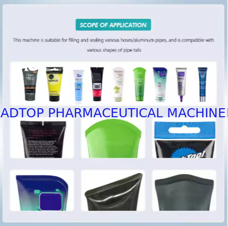 Fully Automatic Aluminum Tube Filling and Sealing for MS Sealant High Speed Tube Filling Machine