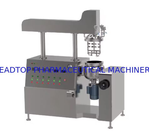 Hot Sale High Quality PLC Controlled Vacuum Ultrasonic Stainless Steel Cosmetic Face Cream Skin Care Emulsifier Machine