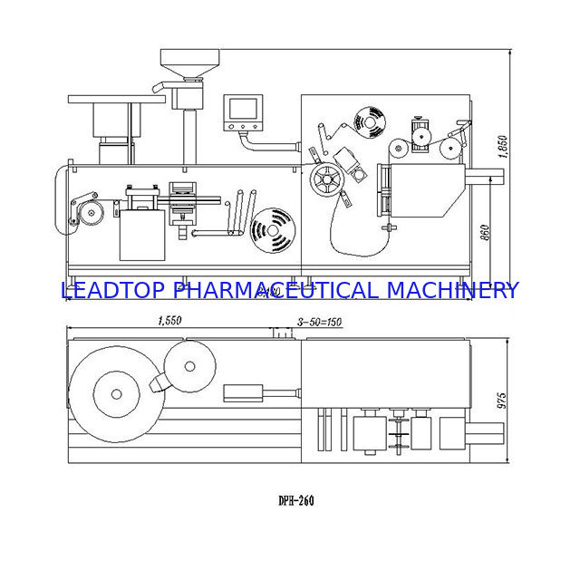 Tablet Blister Packing Machine , Capsule Pharmaceutical Blister Packaging Machines