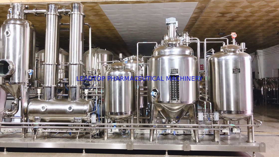 Low Temp Herb Extraction Equipment And Concentration Production Unit High Efficiency