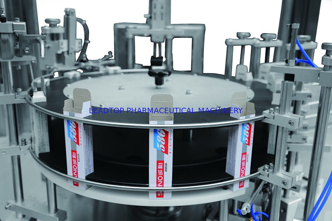 Vertical Rotary Semi Automatic Cartoning Machine For Blister Sachet Bottle Tube