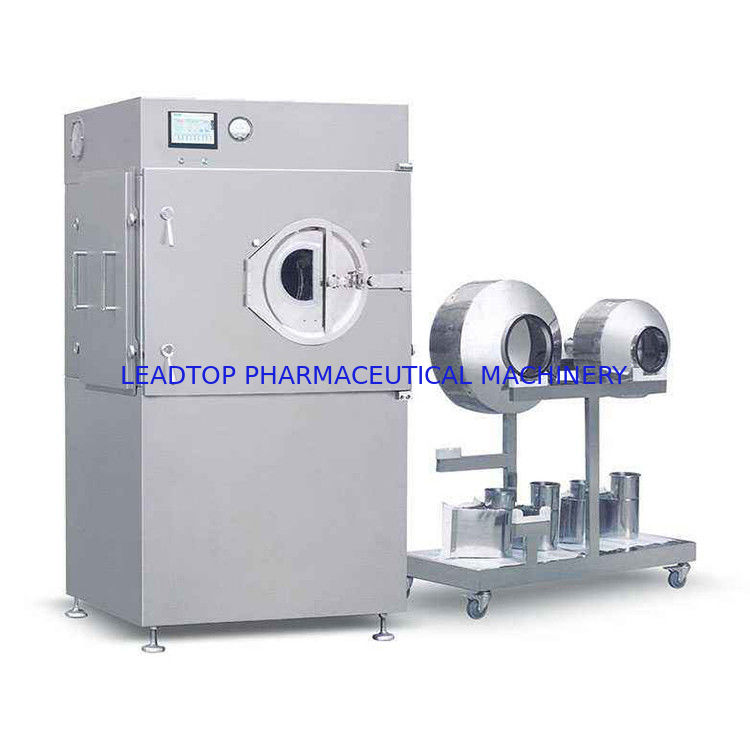 Candy Chewing Gum Tablet Coating Machine High Output Automatic Closed