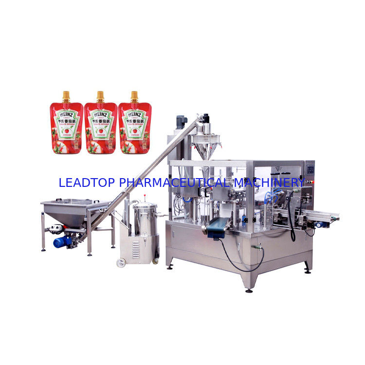 Liquid Powder 45 Pouches / Min PP Automated Packaging Machine