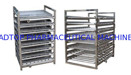 Stainless Steel Pharmaceutical Dryers Rectangular Vacuum Drying Machine 48 Trays