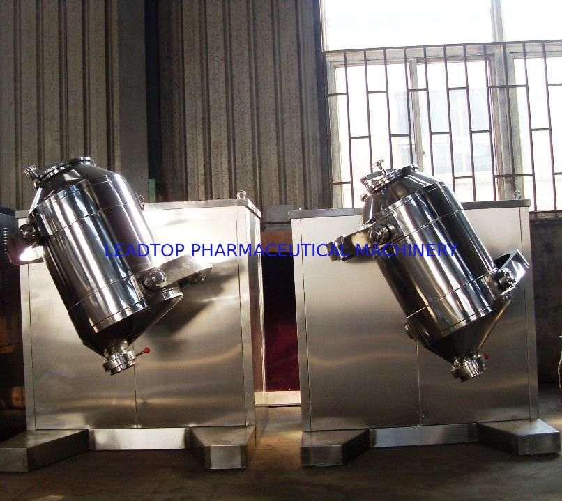 Stainless Steel Multi Direction Powder Mixing Machine For Pharmacy / chemical